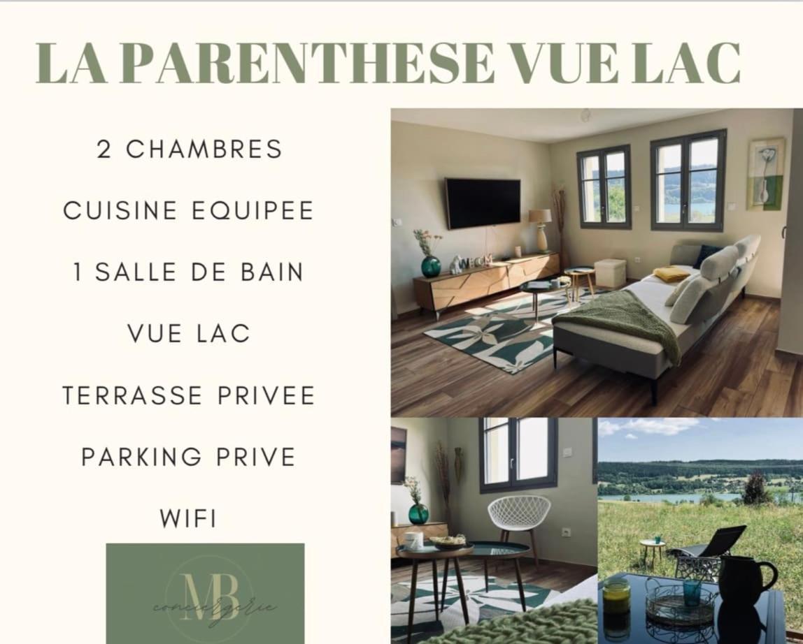La Parenthese Vue Lac Les Grangettes 外观 照片